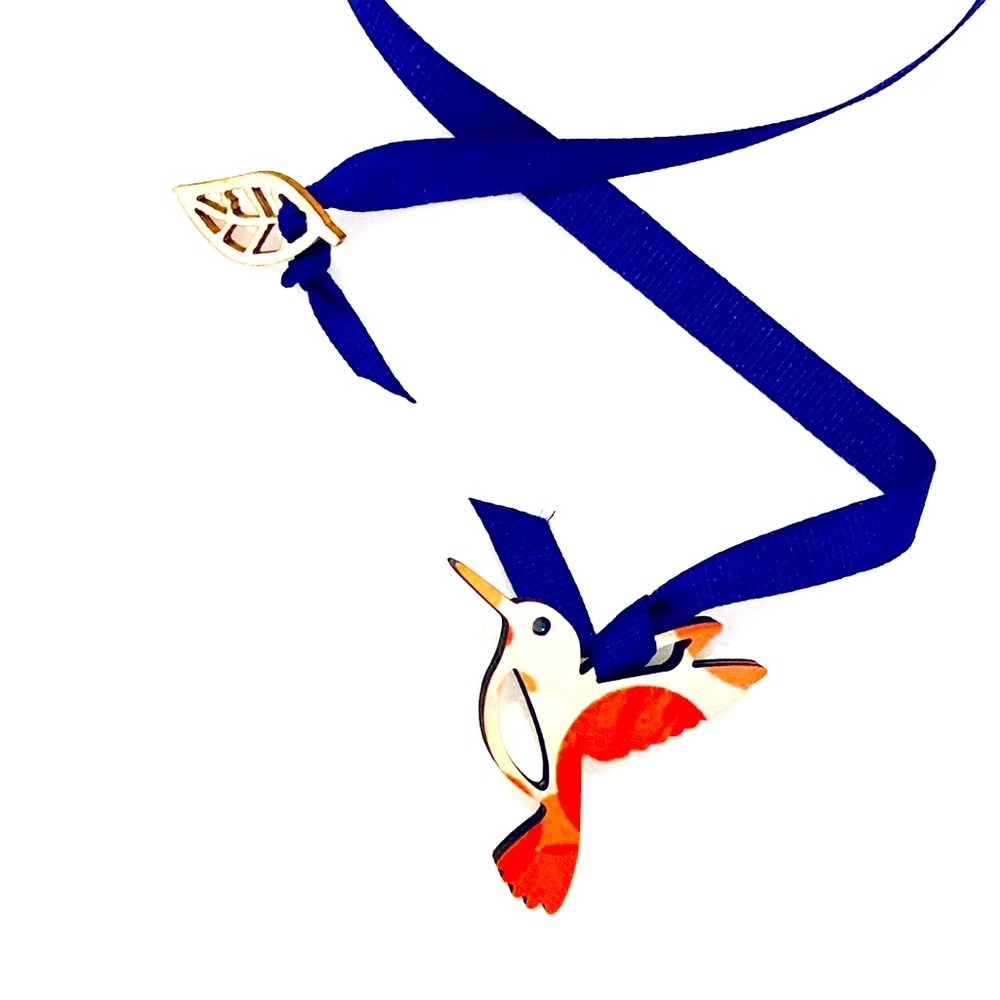 Artisan Crafted Hummingbird Bookmark